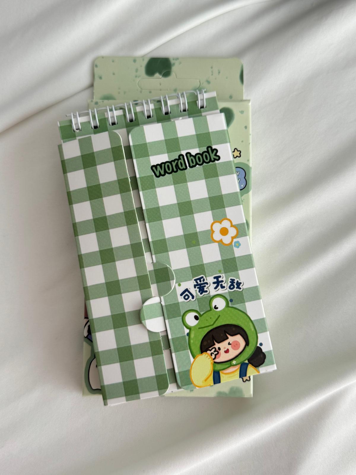 Kawaii Girl Word Book / Kelime Çalışma Defteri