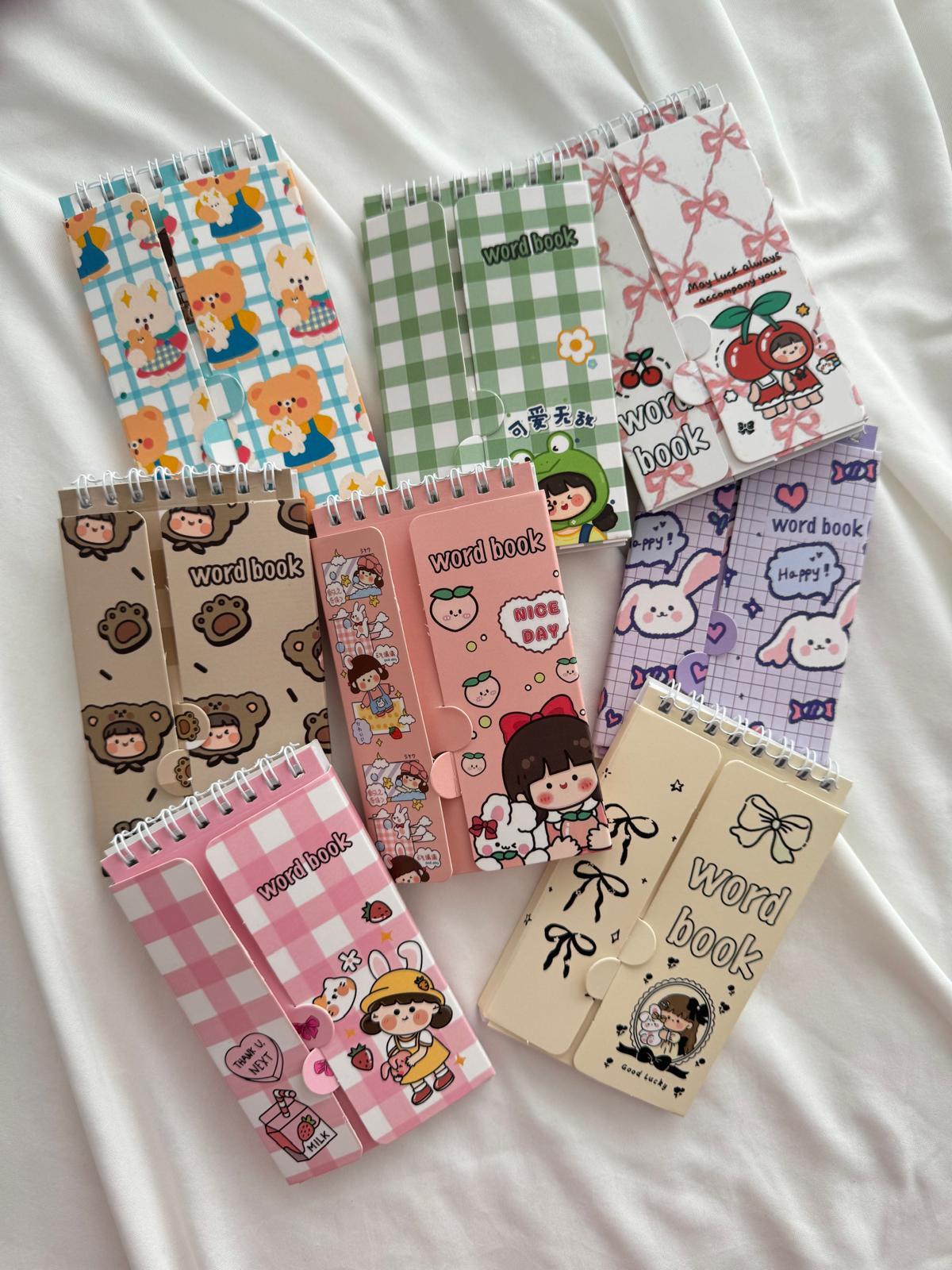 Kawaii Girl Word Book / Kelime Çalışma Defteri