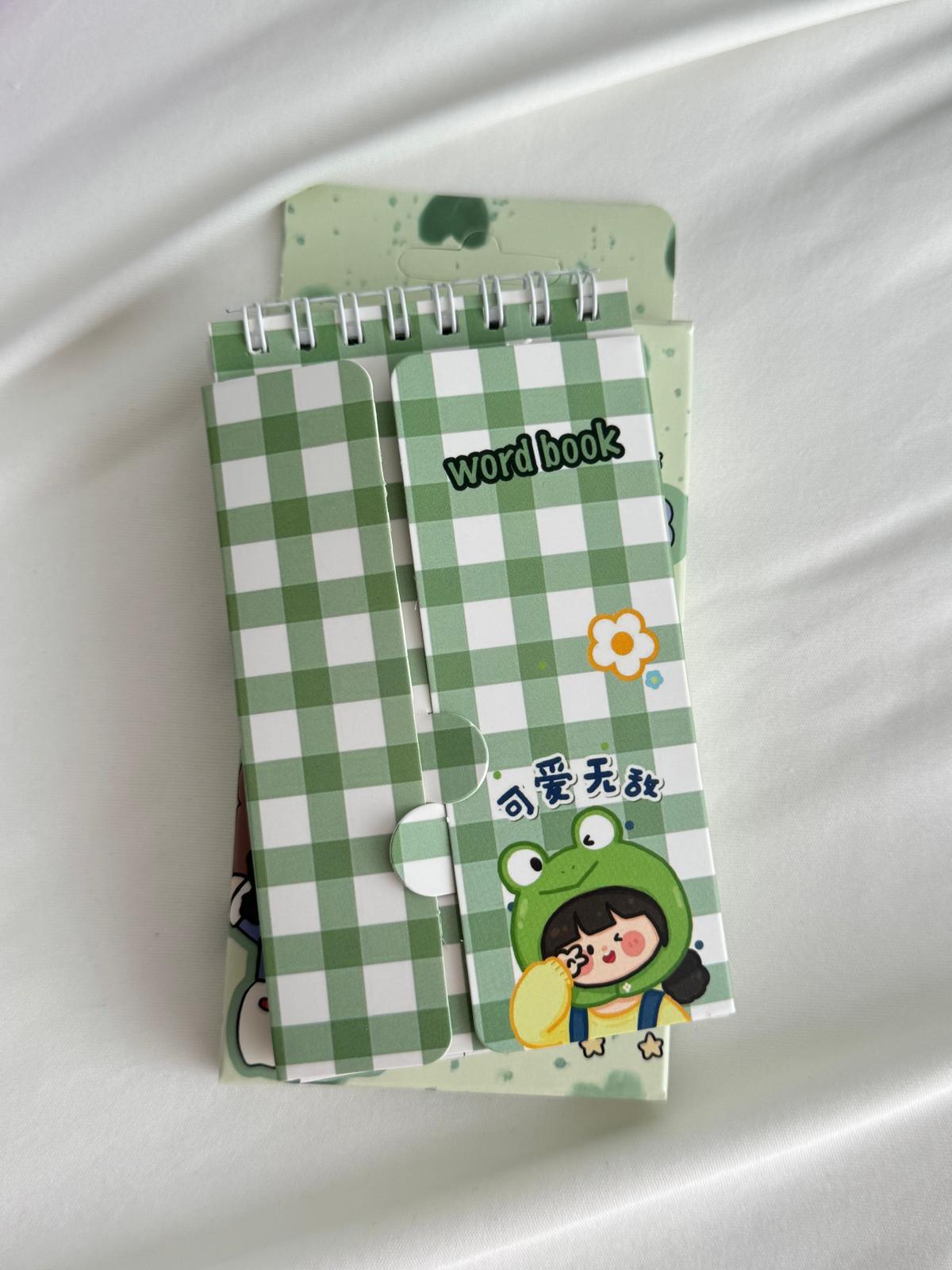 Kawaii Girl Word Book / Kelime Çalışma Defteri