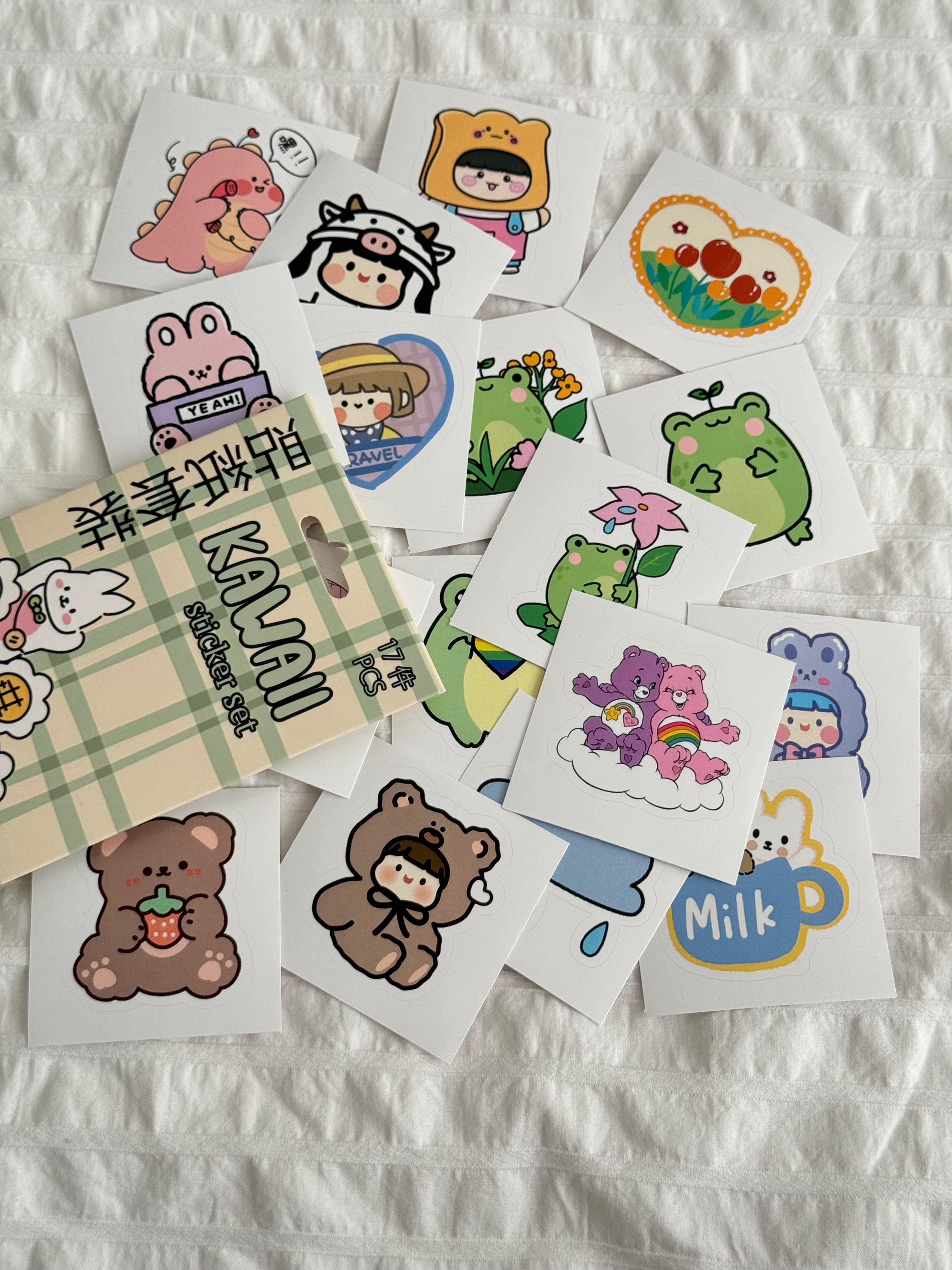 Kawaii Kutulu Sticker Seti