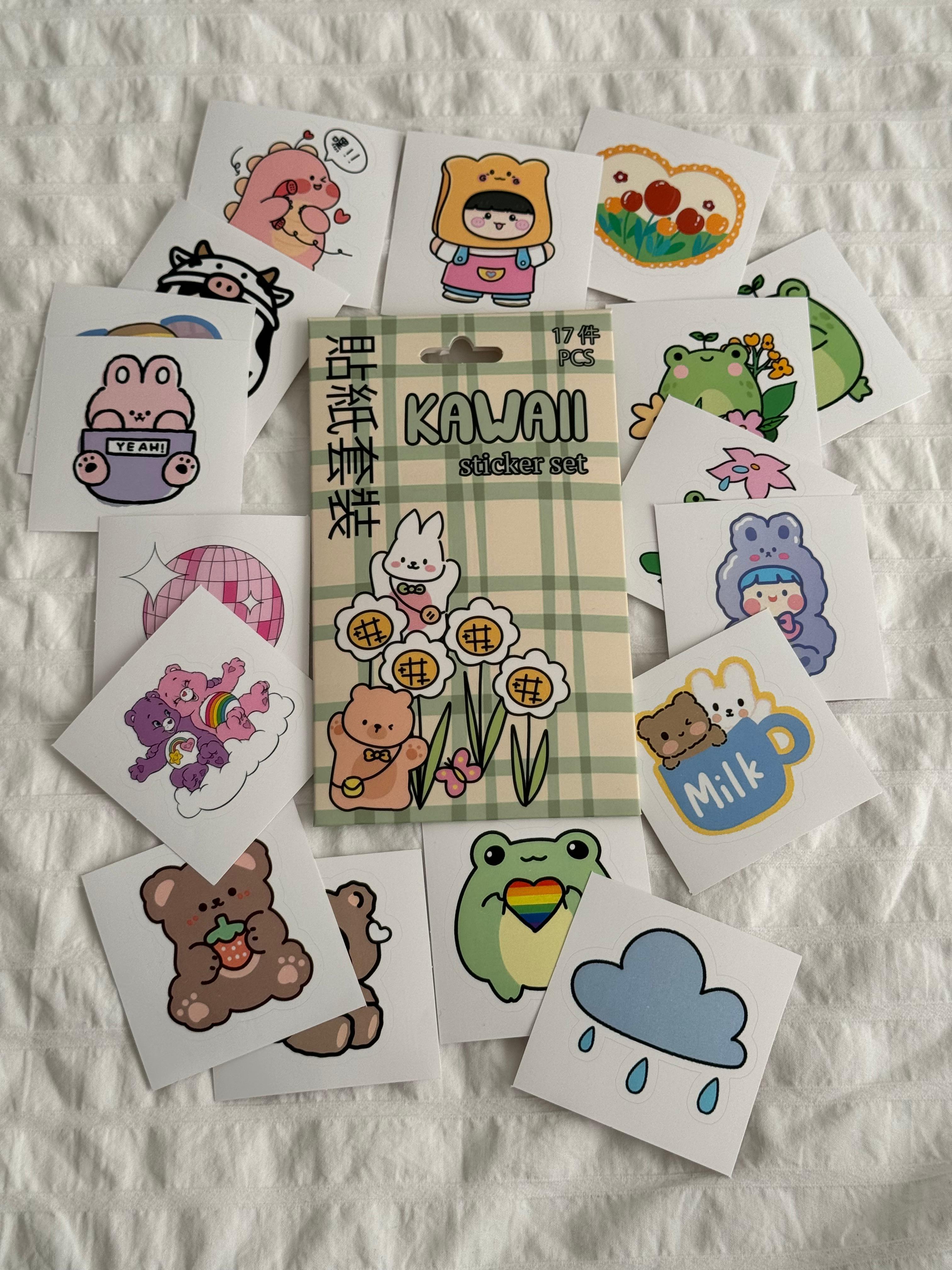 Kawaii Kutulu Sticker Seti