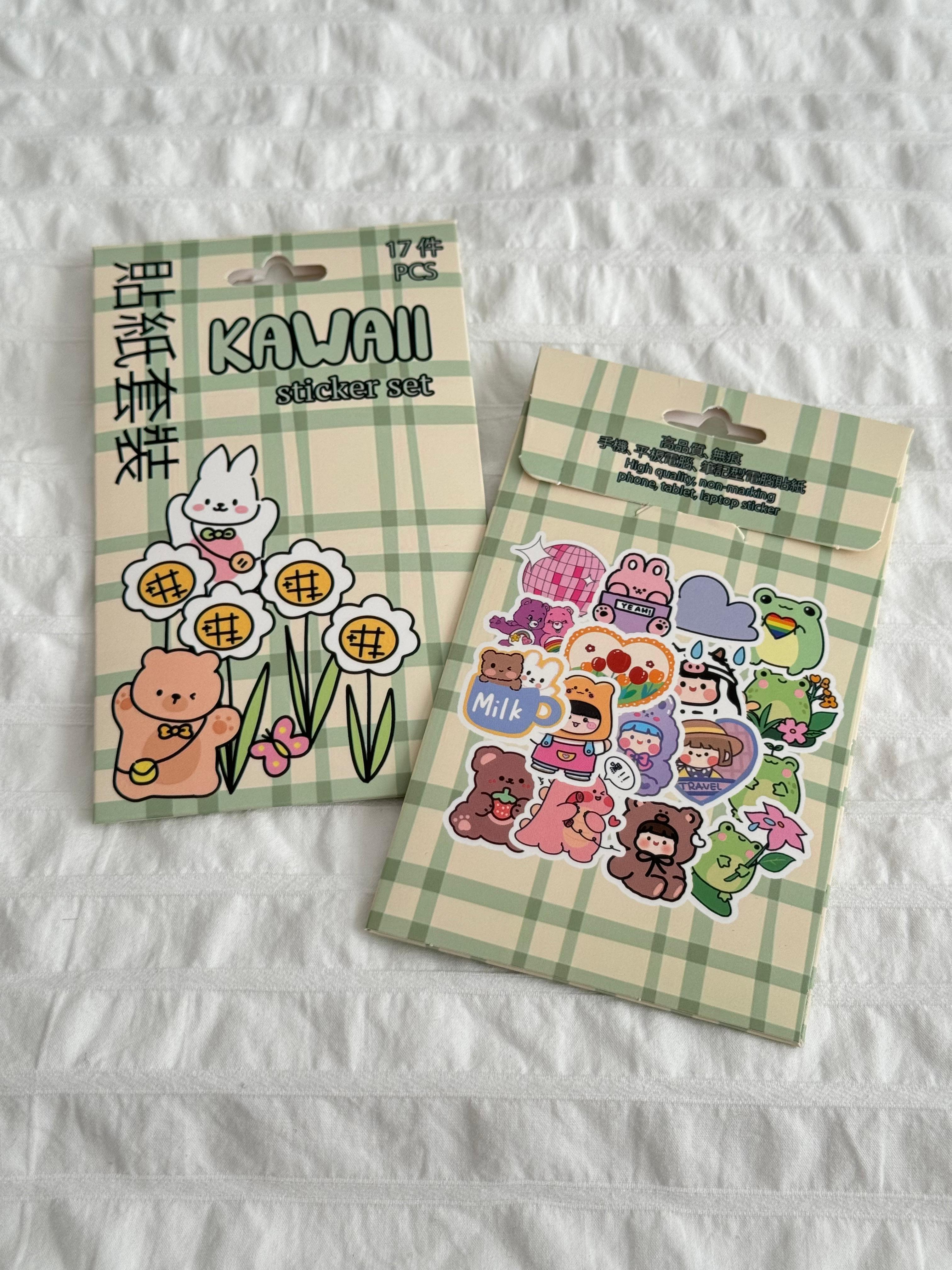 Kawaii Kutulu Sticker Seti