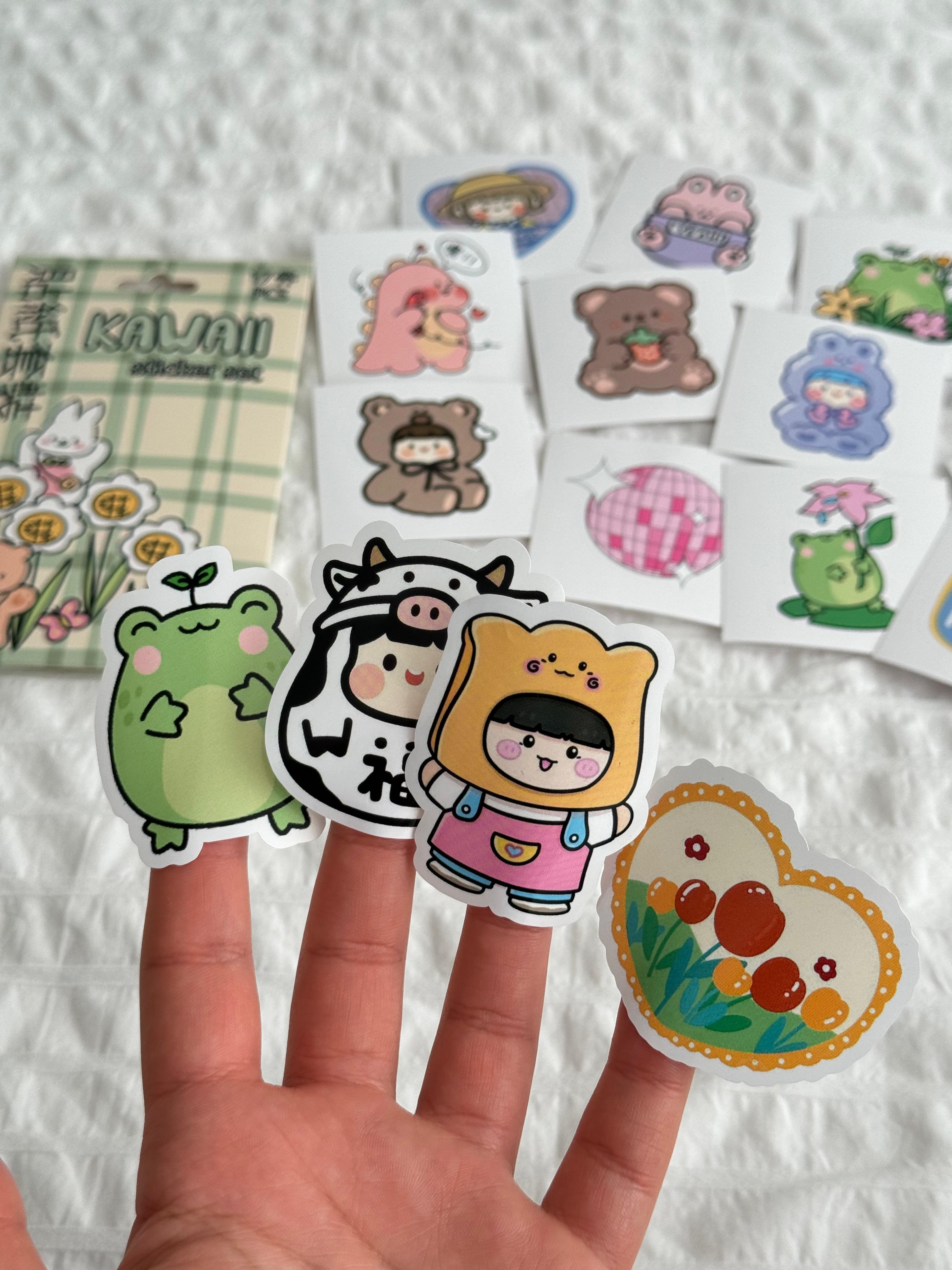 Kawaii Kutulu Sticker Seti