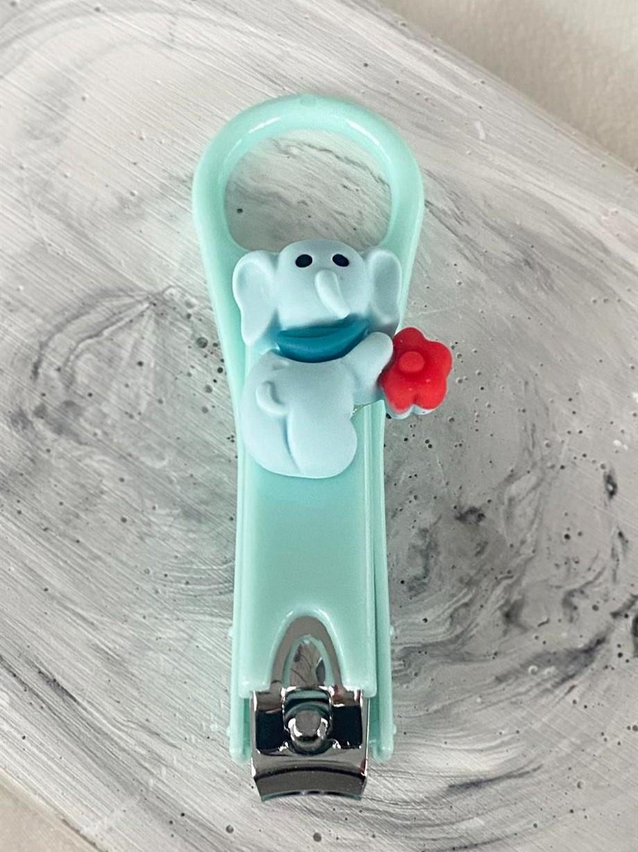 Kawaii Mavi Fil Figürlü Tırnak Makası