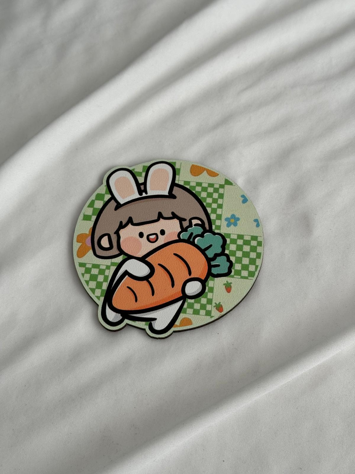 Kawaii Rabbit Bardak Altlığı