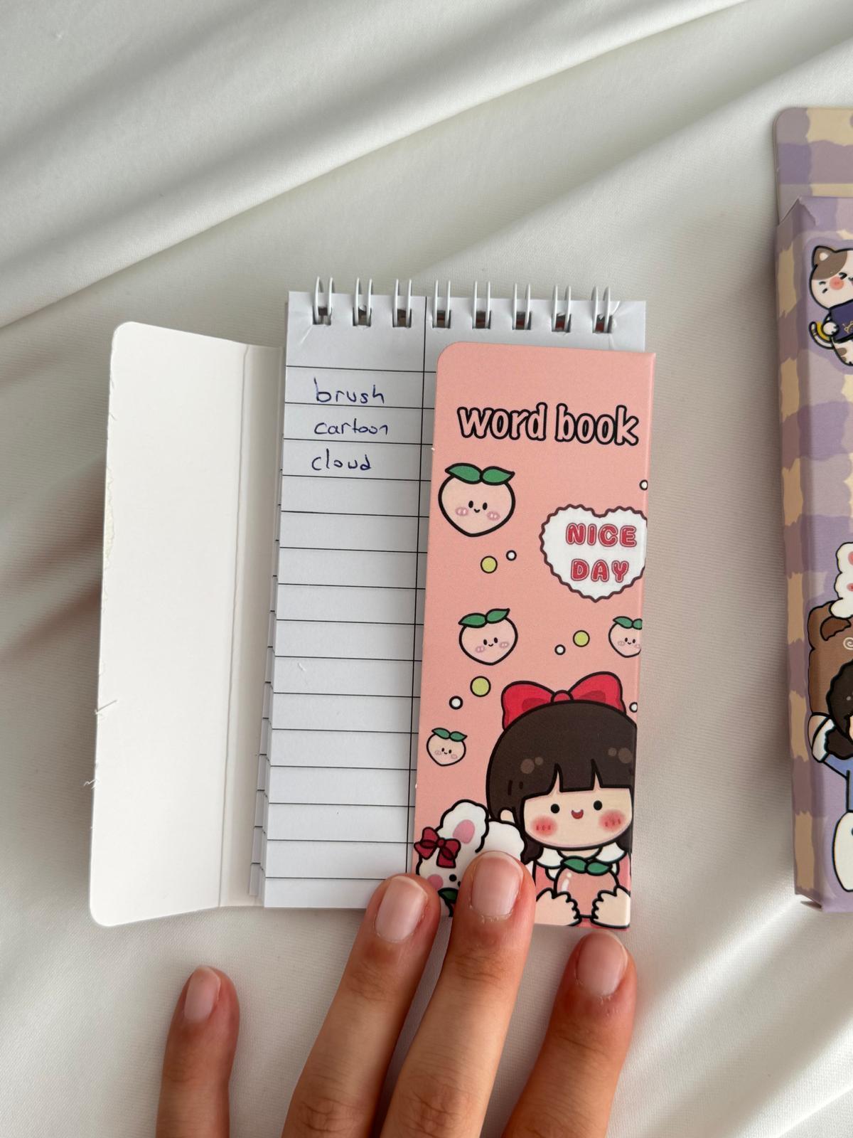 Kawaii Rabbit Word Book / Kelime Çalışma Defteri