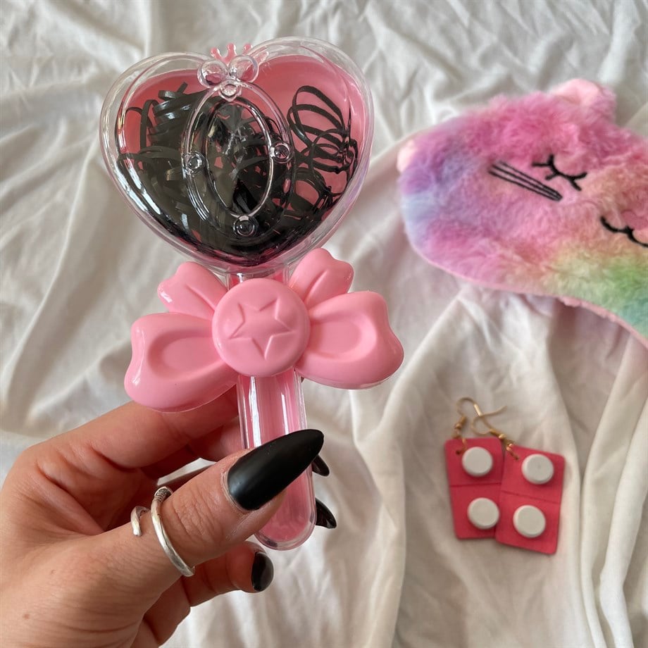 Kawaii Sailor Moon Asa Mini Lastik Toka Set