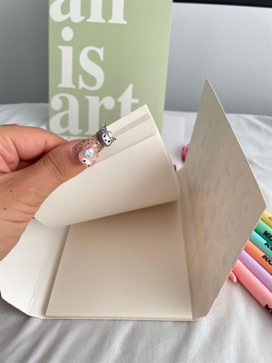 Kawaii Sushi Tasarımlı Zarf Defter