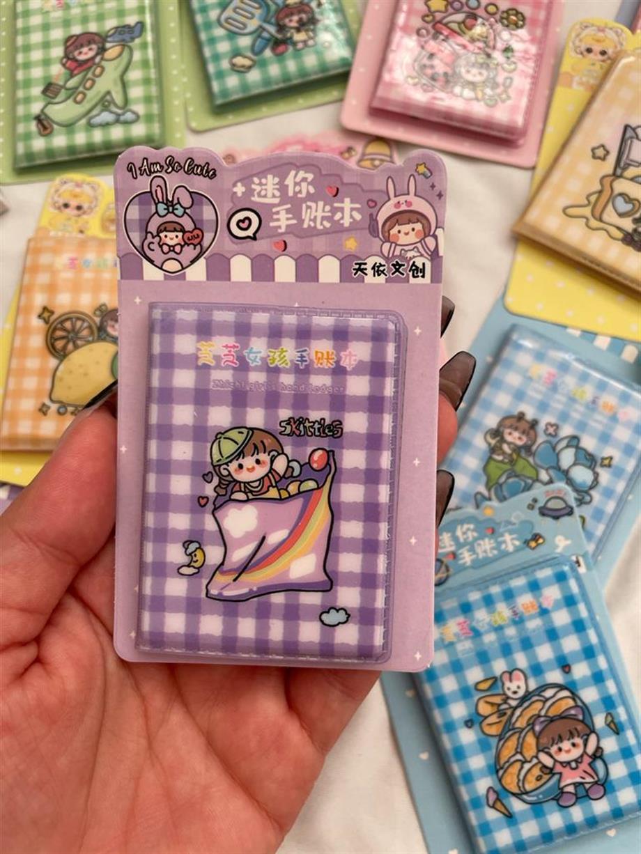 Kawaii Tasarımlı Mini Renkli Cep Defteri