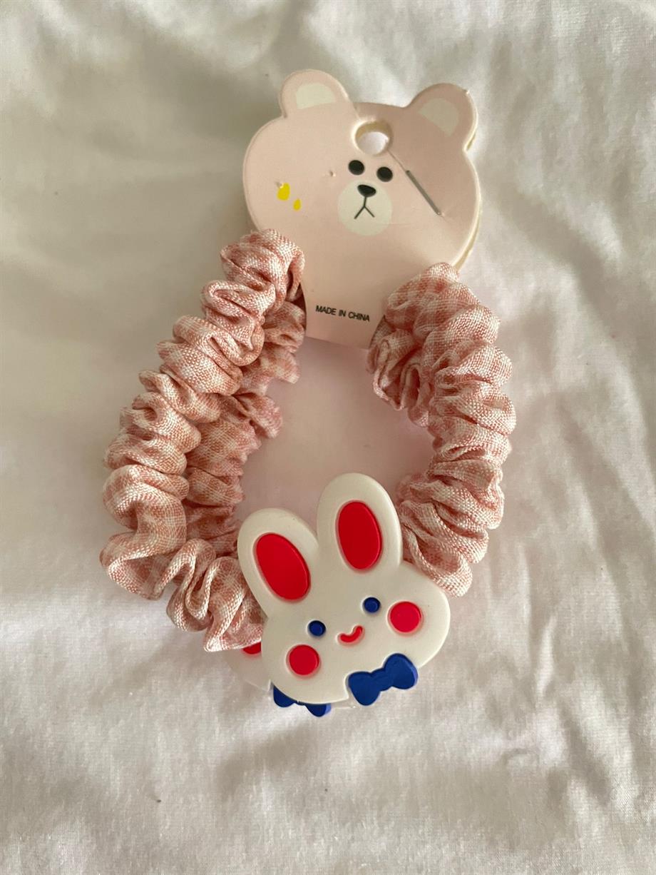 Kawaii Tavşan 2li Lastik Toka Seti