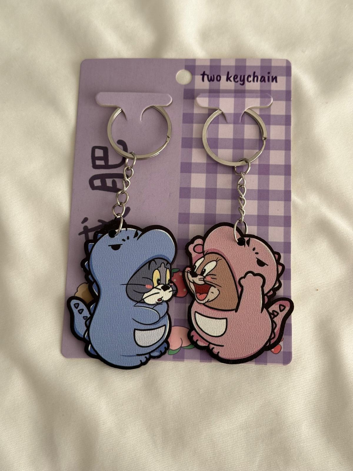 Kedi Fare 2li Anahtarlık