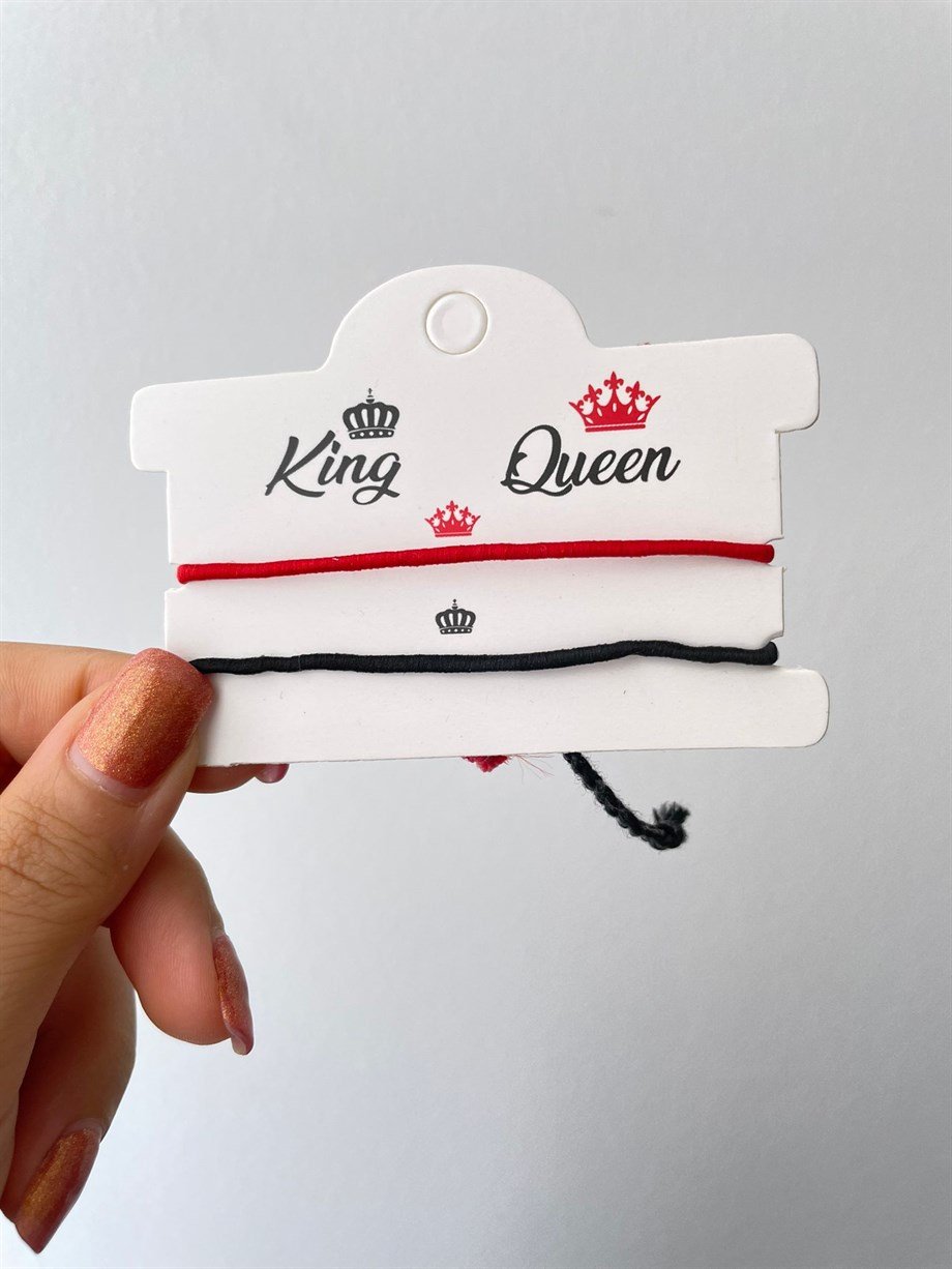 King Queen Gündüz Olmaz Love Çift Bilekliği