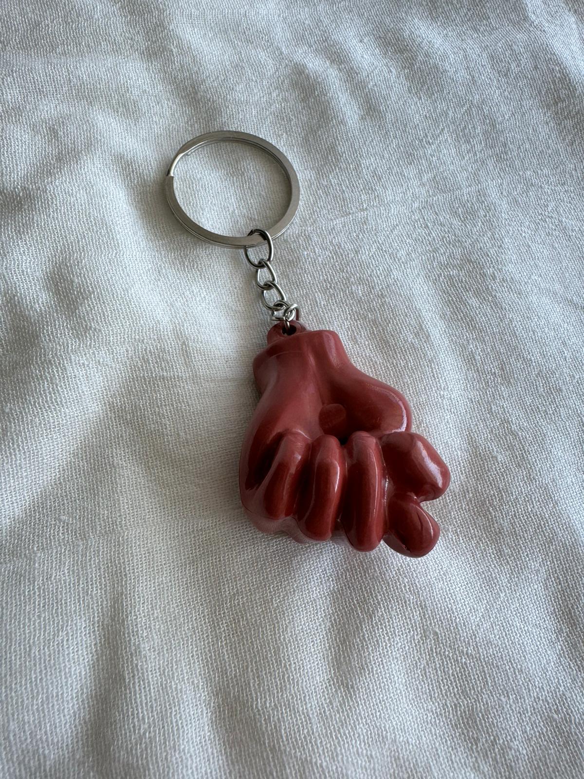 Kiremit Renk Nah Anahtarlık