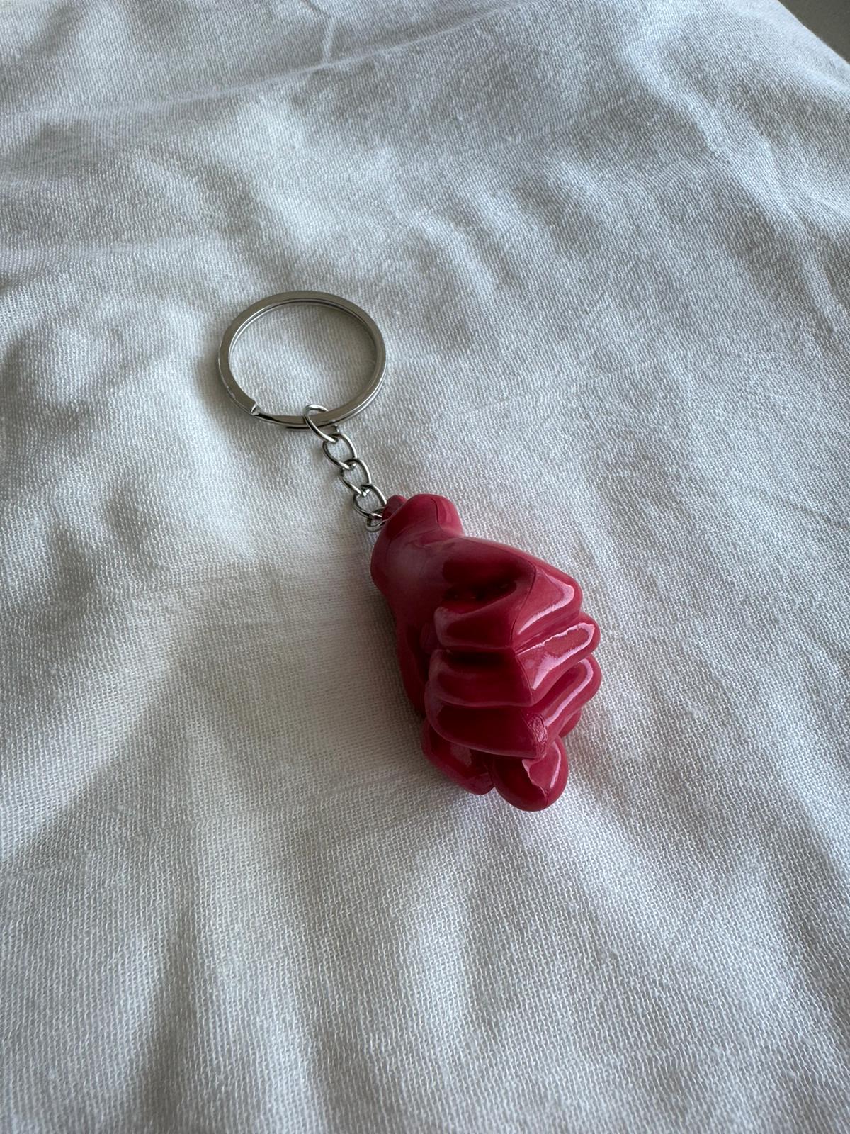 Kırmızı Renk Nah Anahtarlık