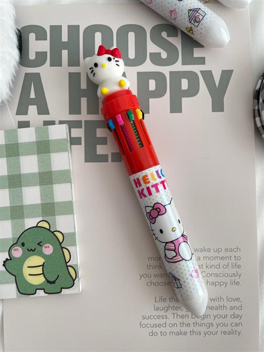 Kitty 10 Renk Tükenmez Kalem Renk Seçenekleri