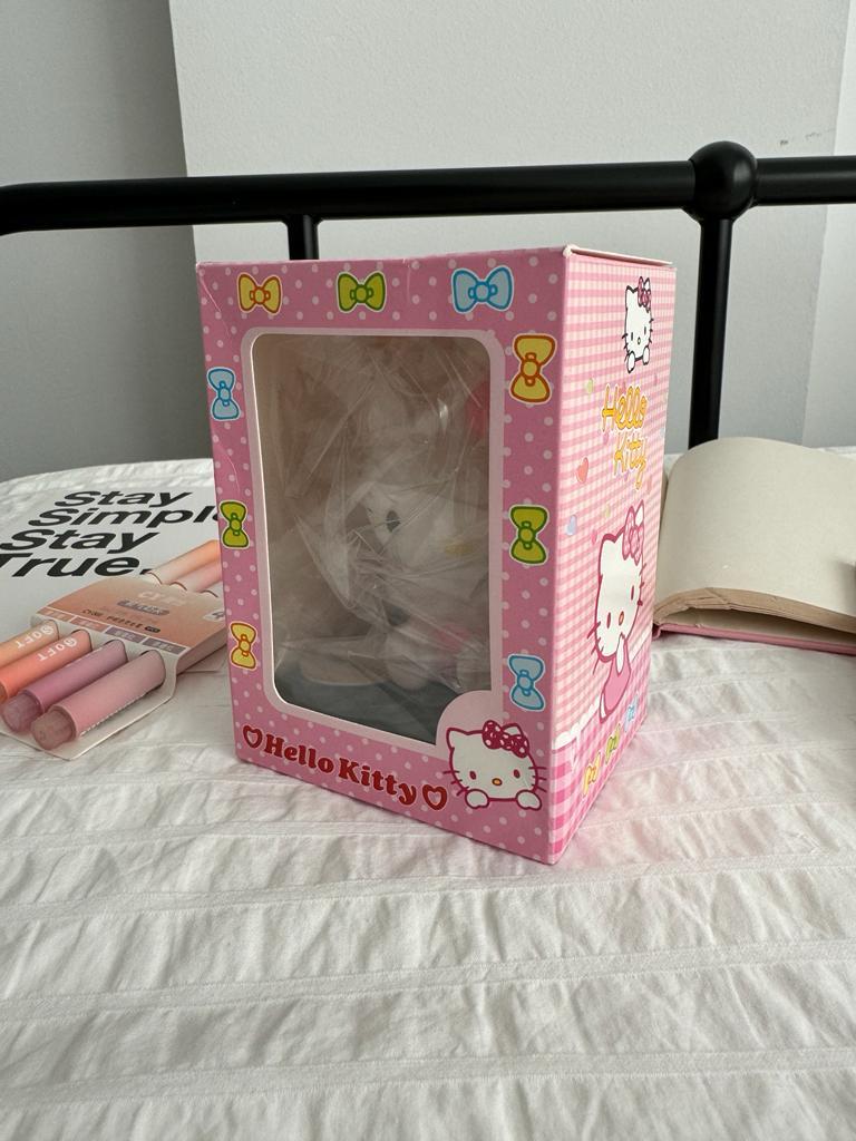 Kitty  Kafa Sallayan Telefon Tutucu Figür