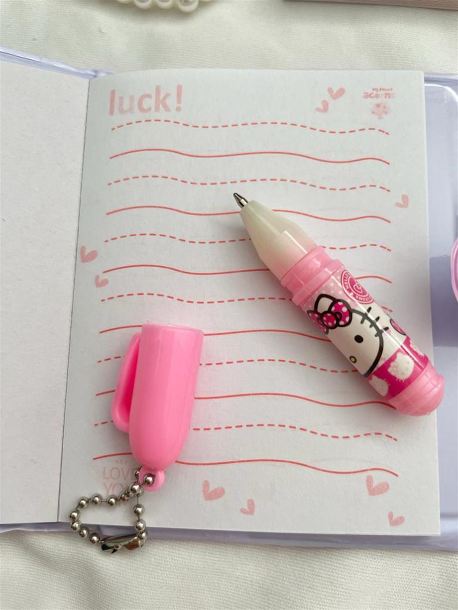 Kitty Puffy Mini Kalemli Defter