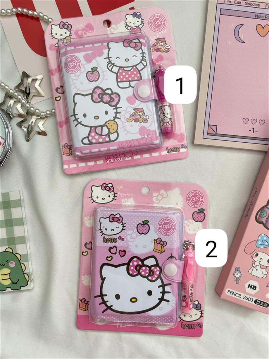 Kitty Puffy Mini Kalemli Defter