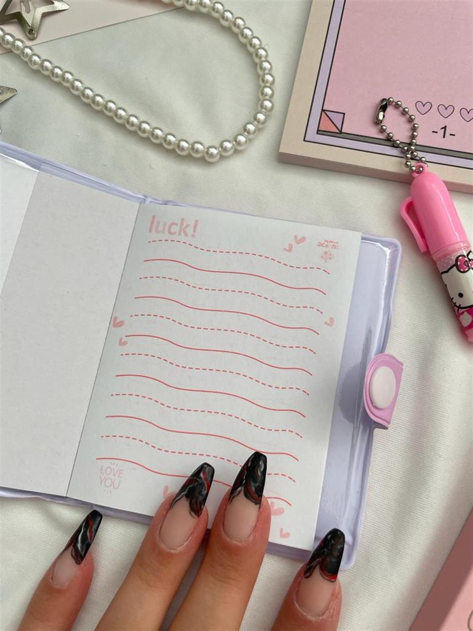 Kitty Puffy Mini Kalemli Defter