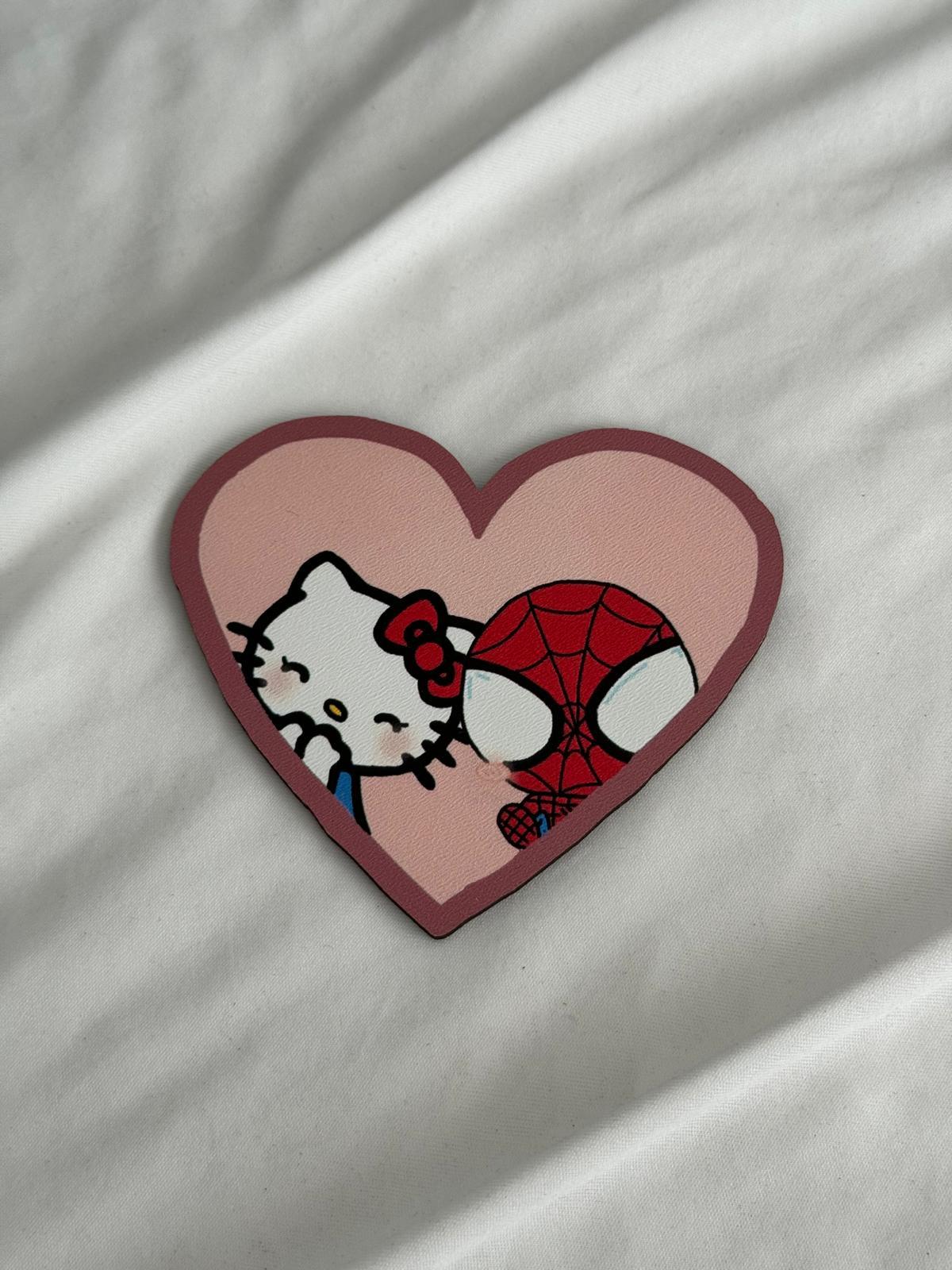 Kitty Spiderman Bardak Altlığı