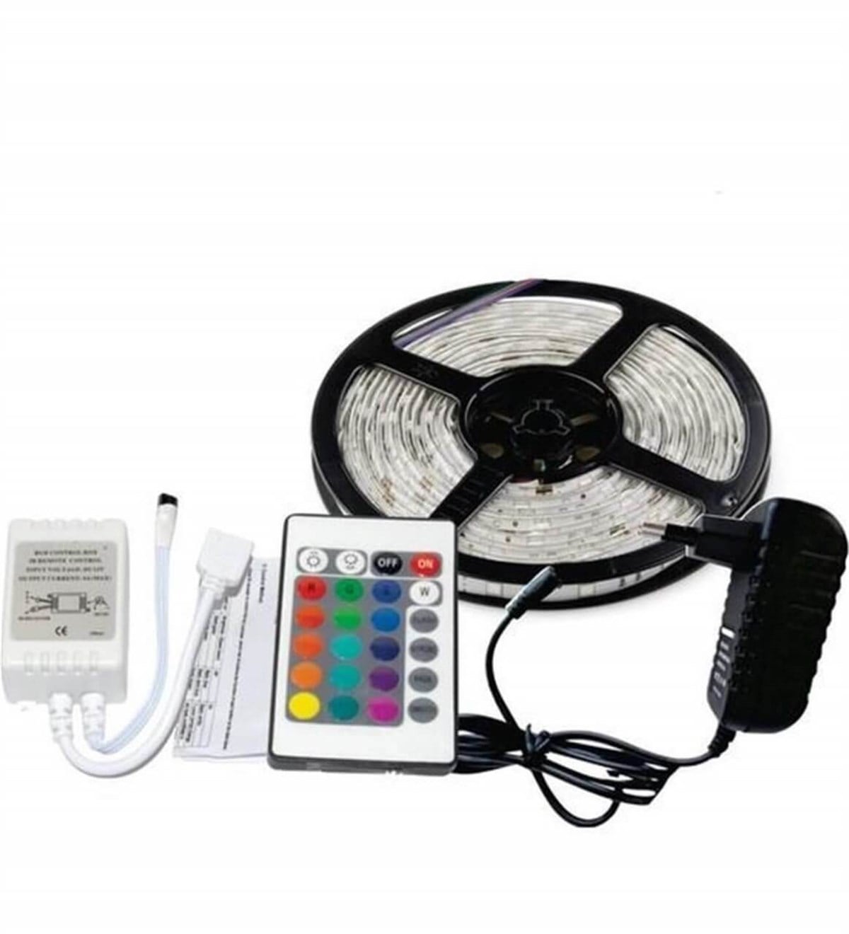Kumandalı 5 Metre Şerit Led