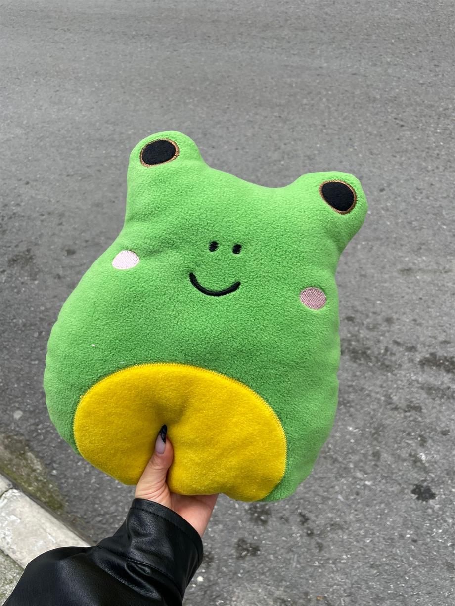 Kurbağa Peluş Yastık
