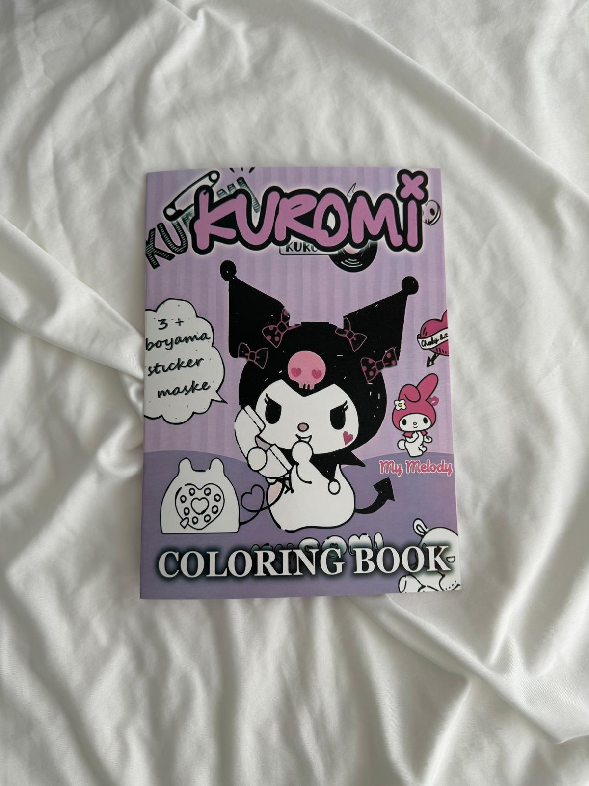 Kuromi 2 Boyama Kitabı Sticker Hediyeli
