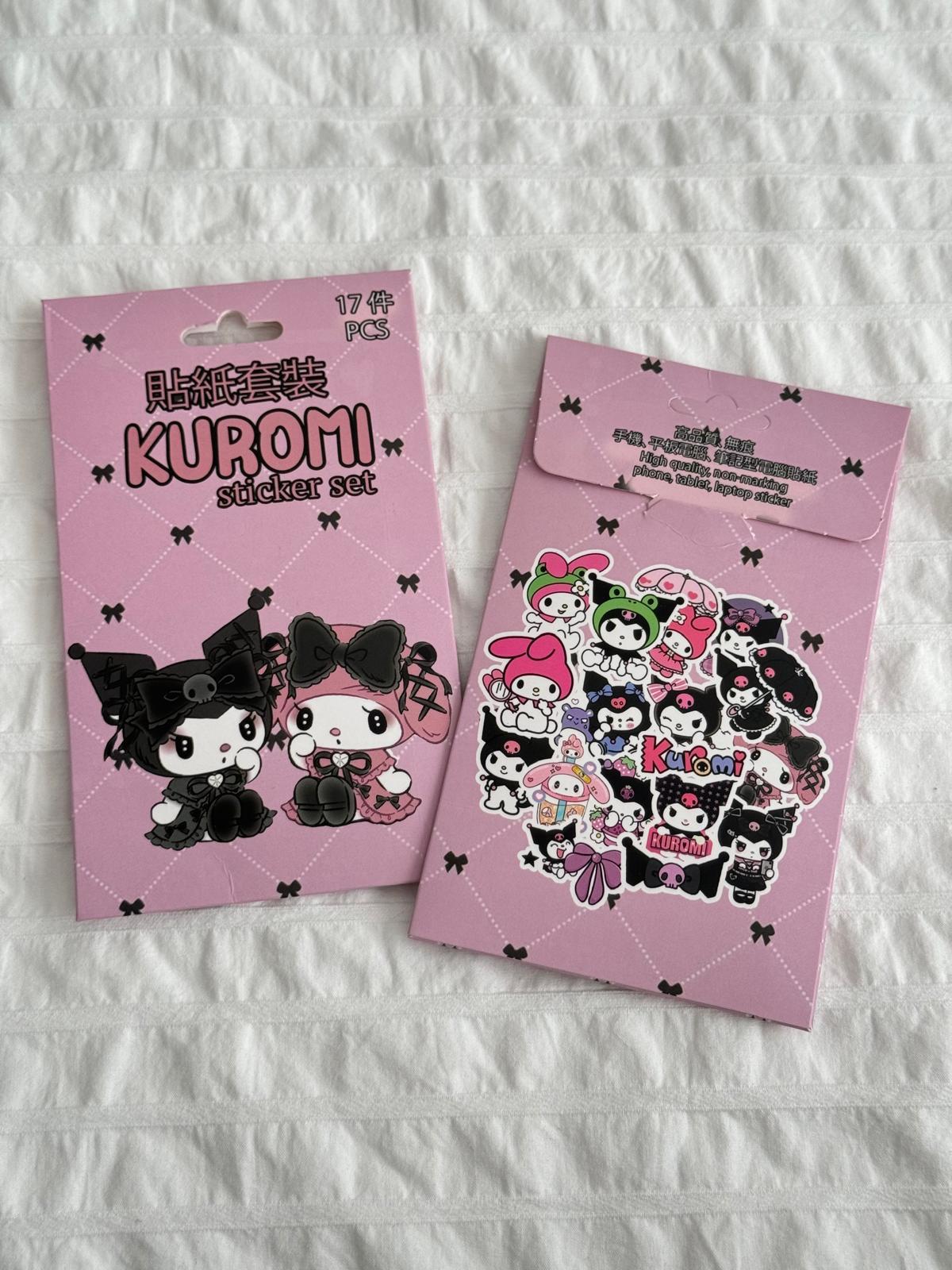 Kuromi 2 Kutulu Sticker Seti