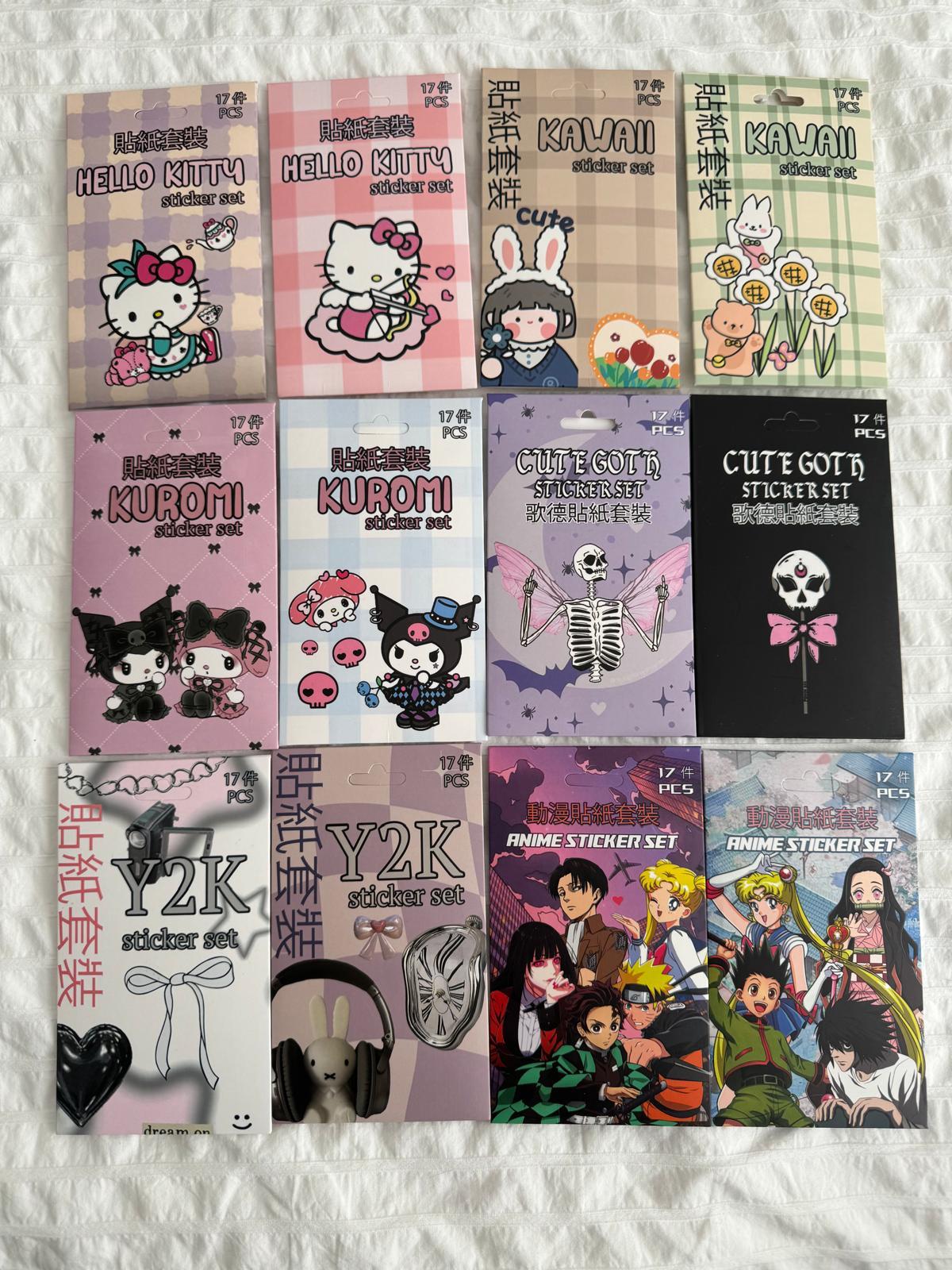 Kuromi 2 Kutulu Sticker Seti