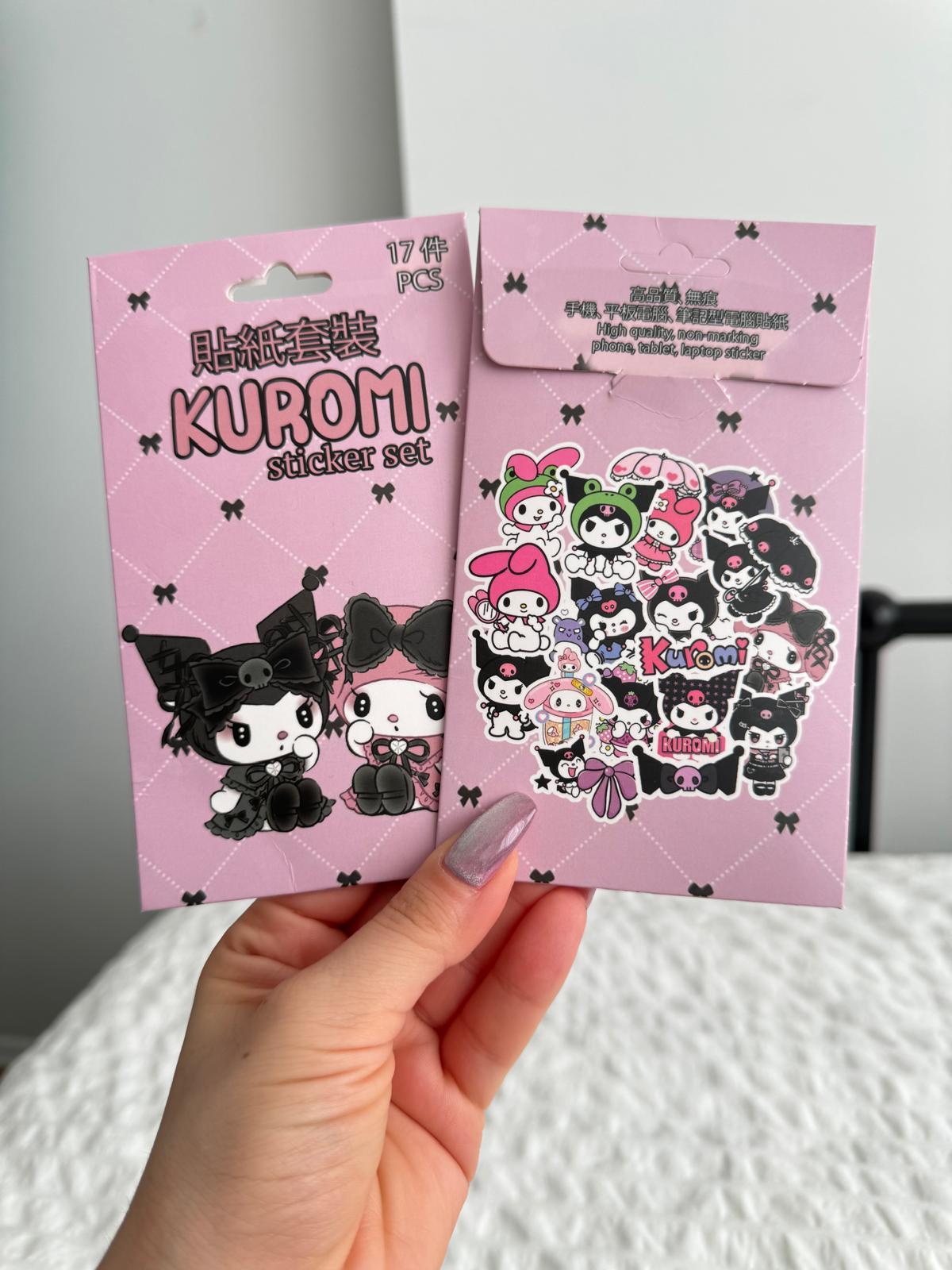 Kuromi 2 Kutulu Sticker Seti