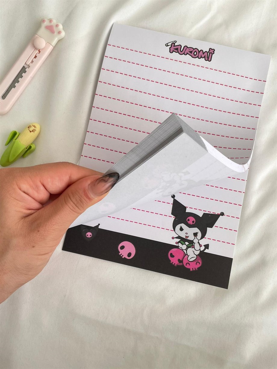 Kuromi A5 Note Pad