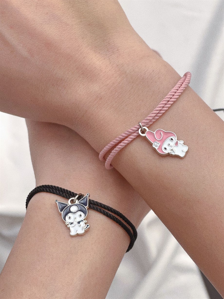 Kuromi and Melody Çift Bilekliği