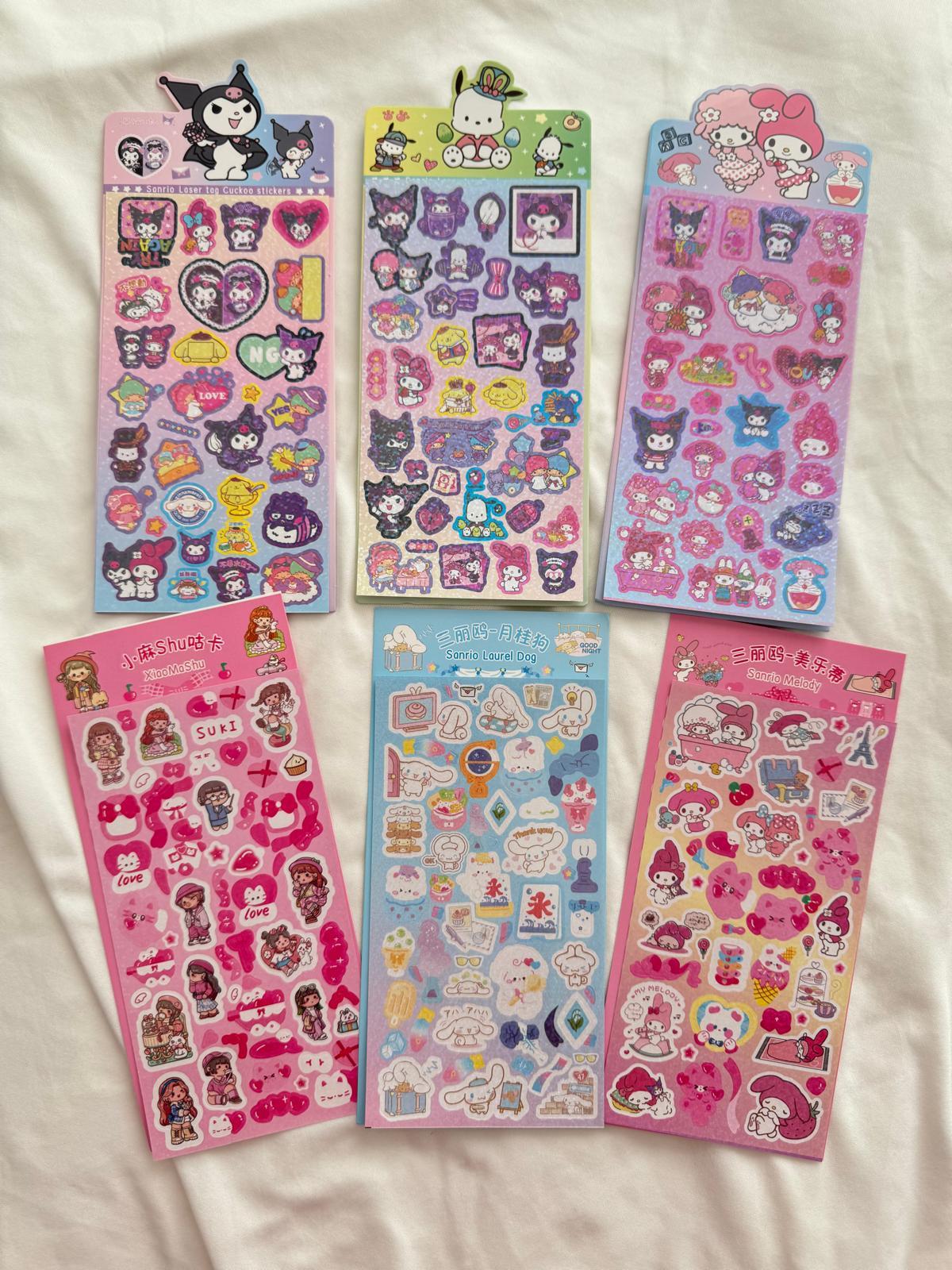 Kuromi Hologram Sayfa Sticker Seti