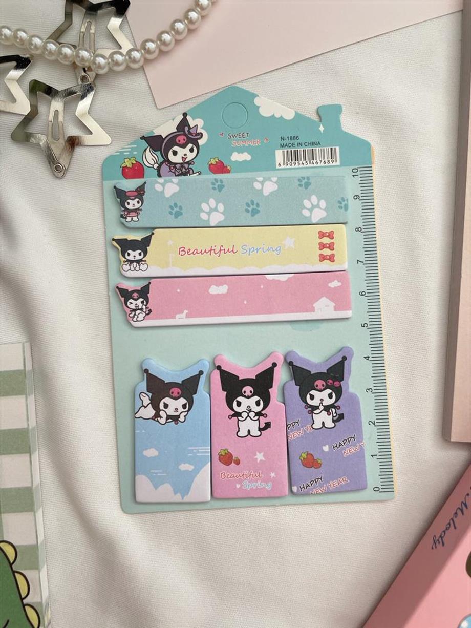 Kuromi Home Stick Postit Seti