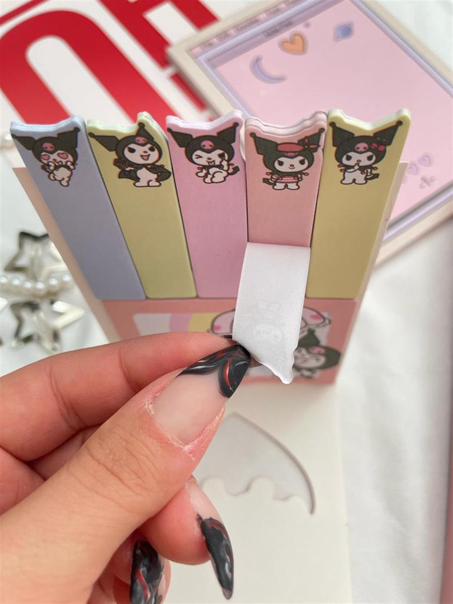 Kuromi Kapaklı Stick Postit Seti