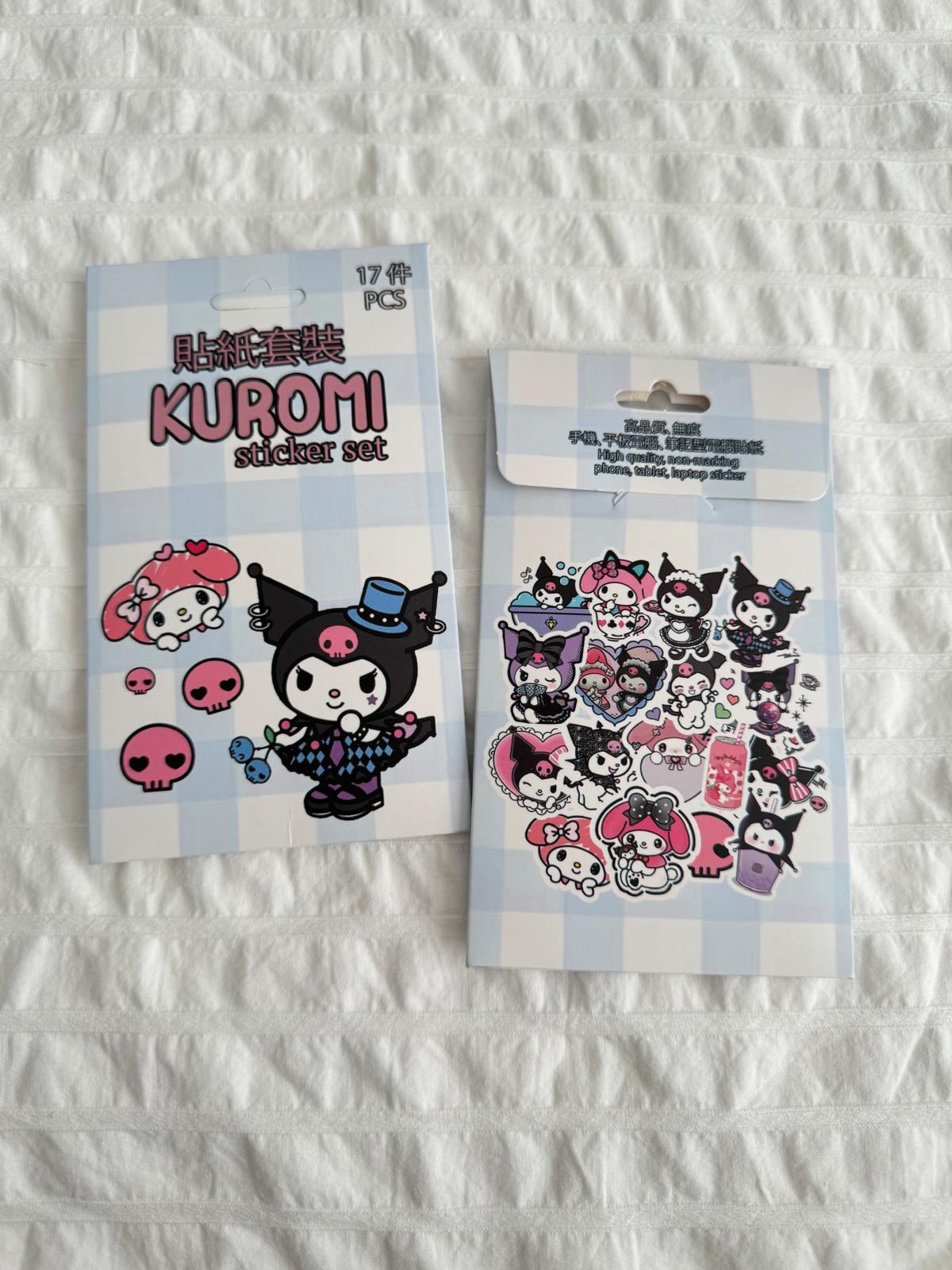 Kuromi Kutulu Sticker Seti