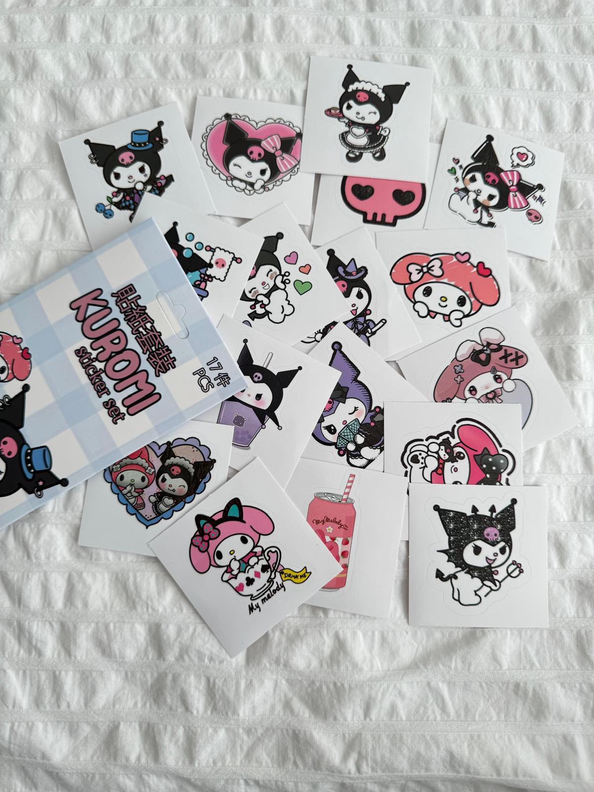 Kuromi Kutulu Sticker Seti
