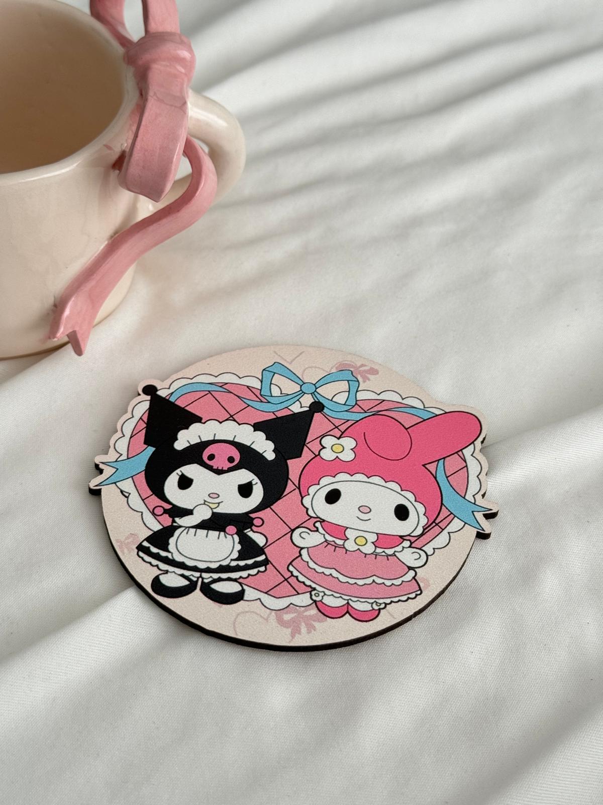 Kuromi Melody Bardak Altlığı 