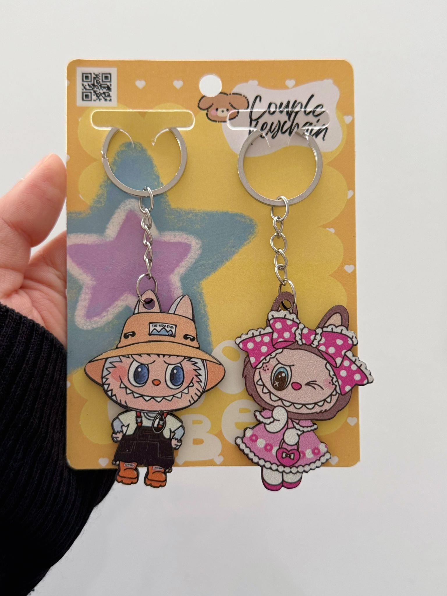 Labubu Couple 2li Anahtarlık 