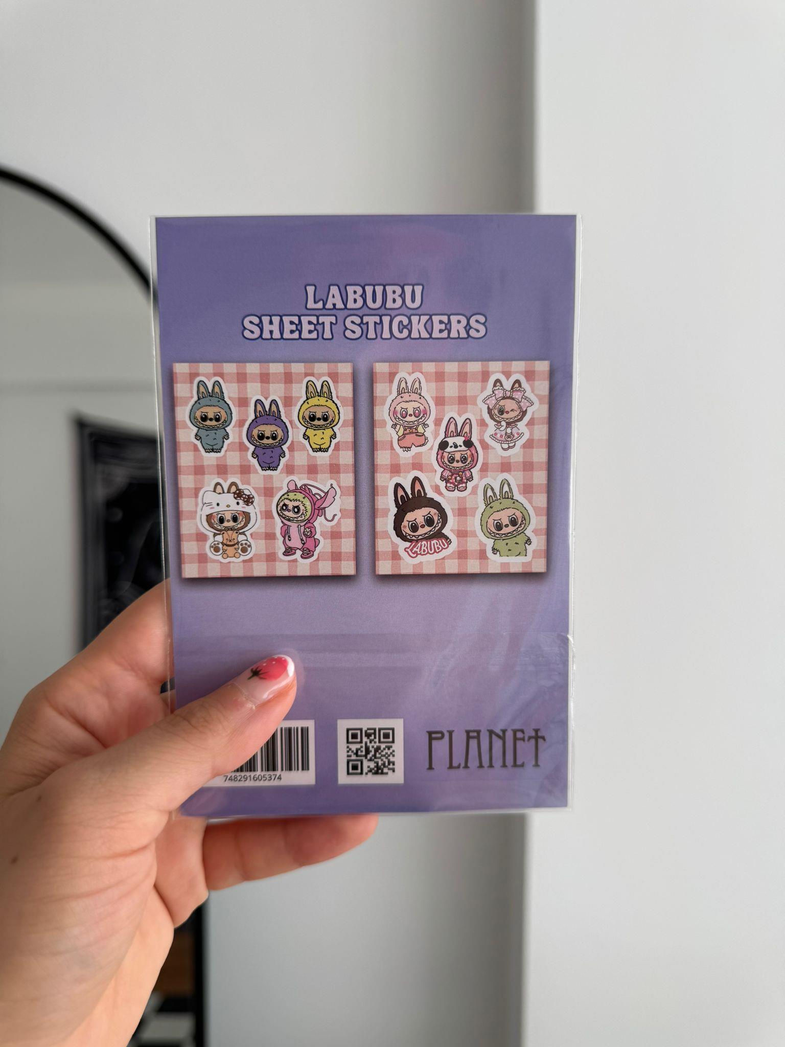 Labubu Sheet 2li Sayfa Sticker