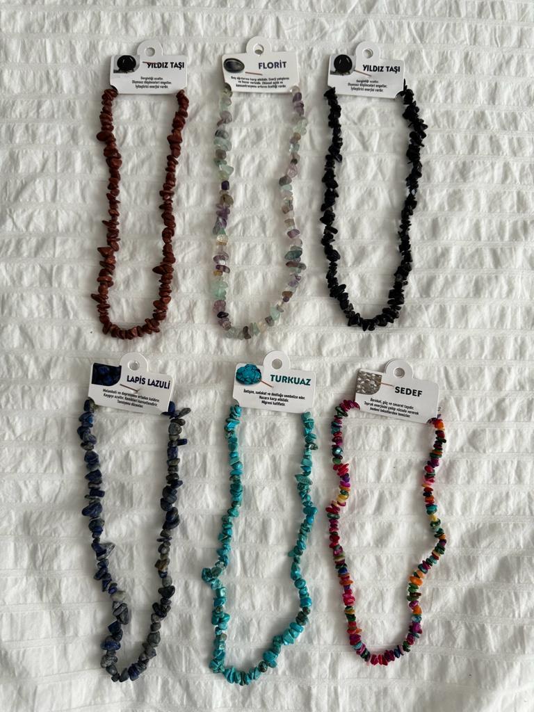 Lapis Lazuli Kırık Doğaltaş Kolye