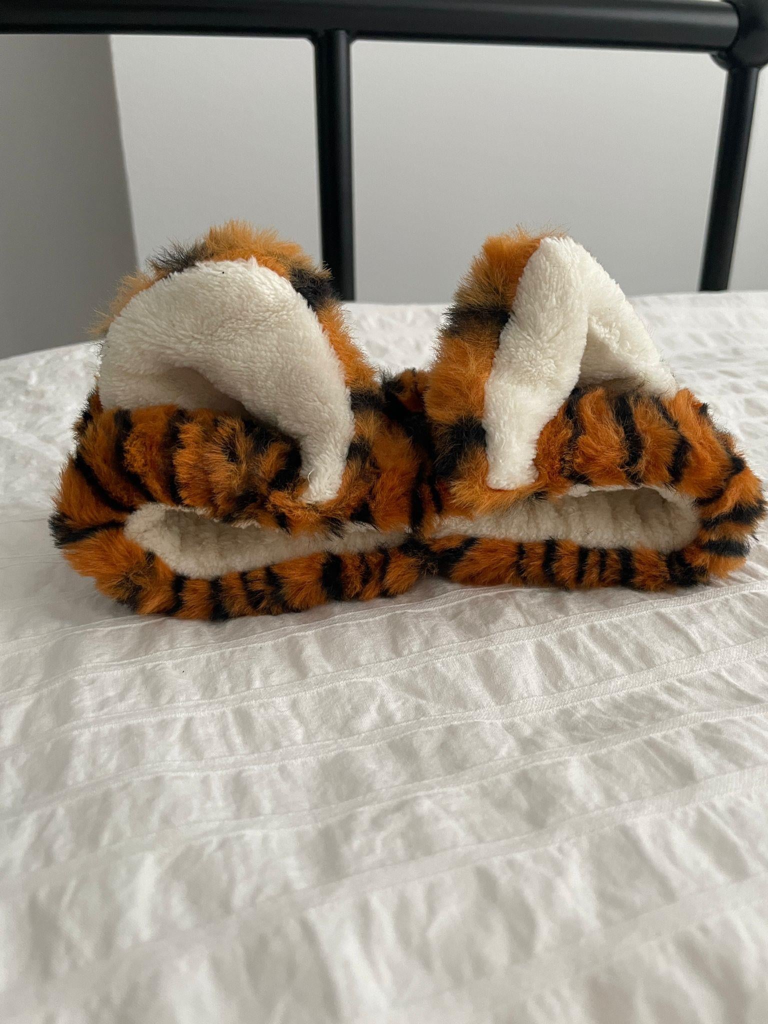 Leopar Peluş Saç Bandı