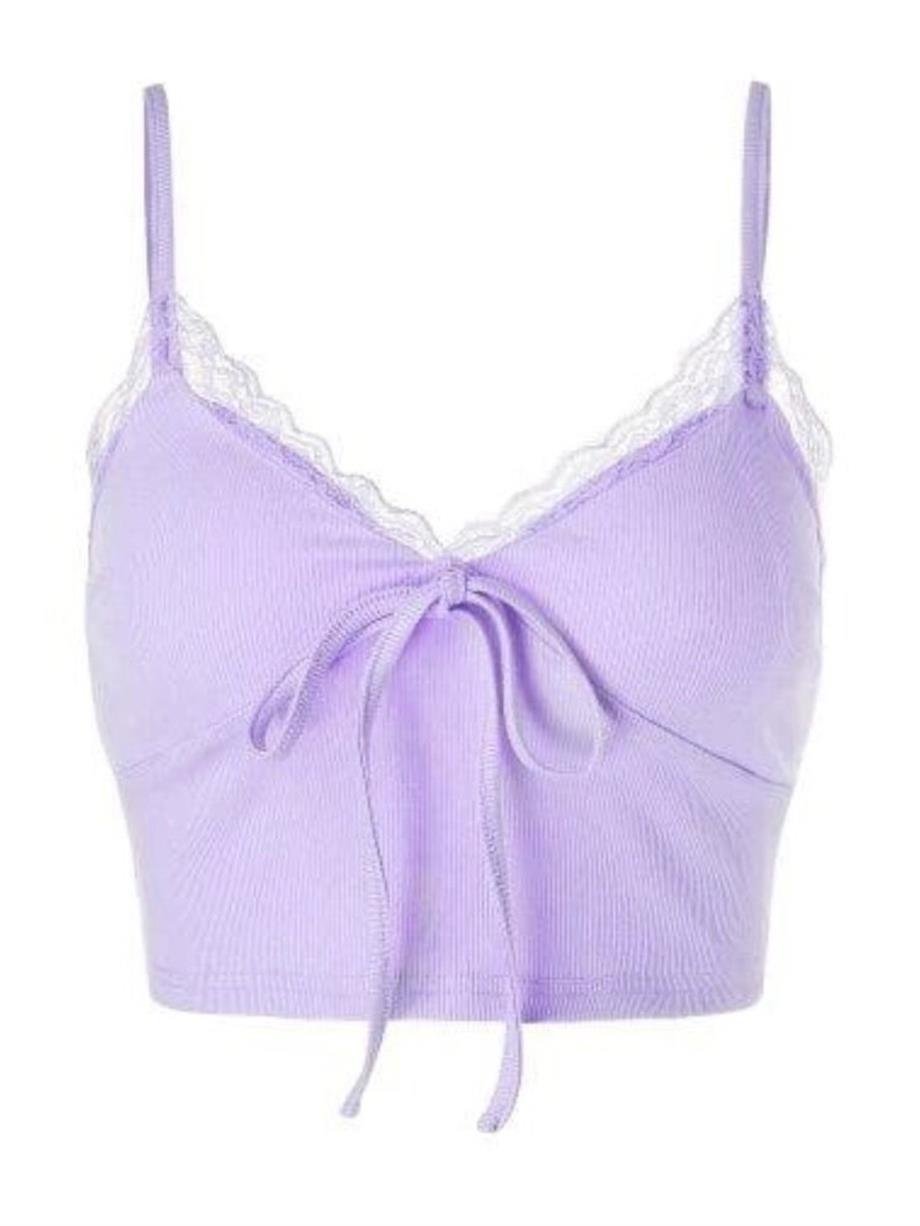 Lilac Coquette Crop