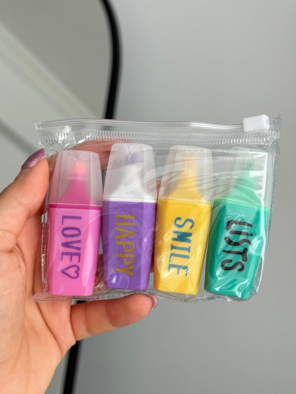 Love Happy 4lü İşaretleme Kalemi 