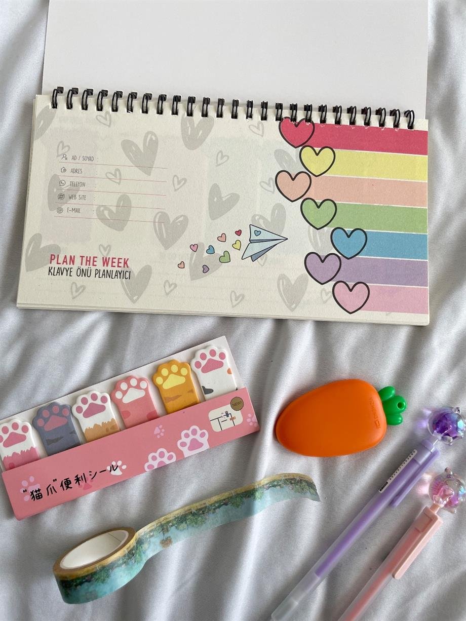 Love Spiralli Planlayıcı Defter