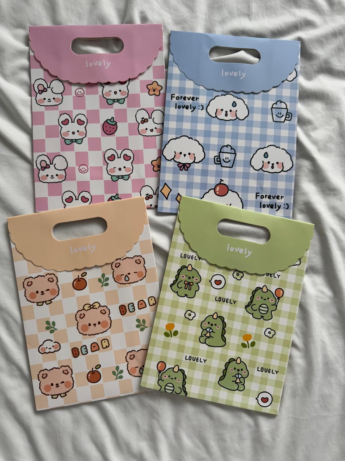 Lovely Kilitli Karton Hediye Çantası