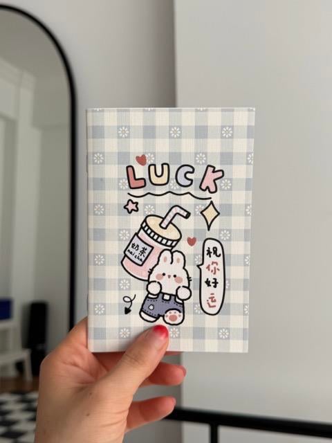 Luck Bunny Mini Çizgisiz Defter