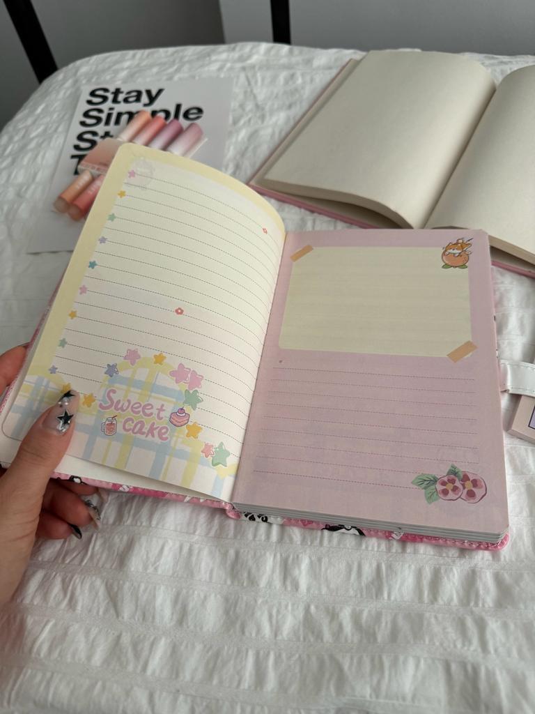 Magnetic Kapaklı Puffy Kuromi Book Defter - Dark Note