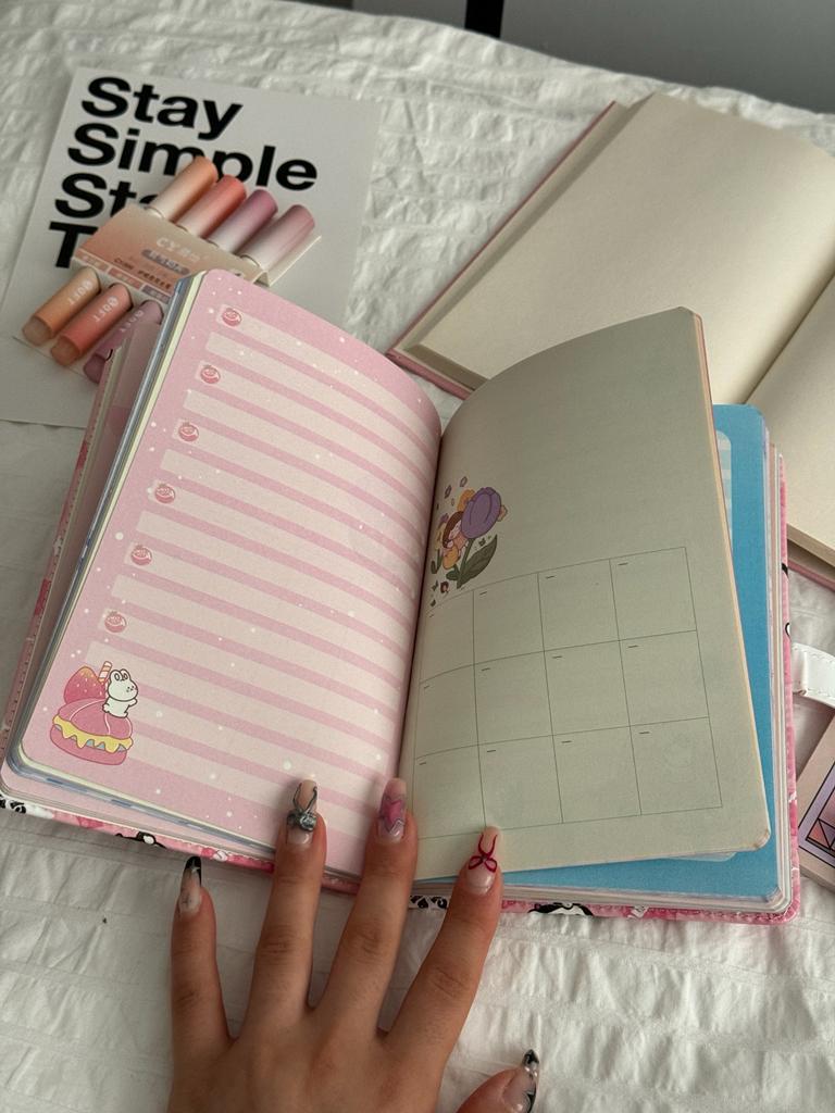 Magnetic Kapaklı Puffy Kuromi Book Defter - Dark Note