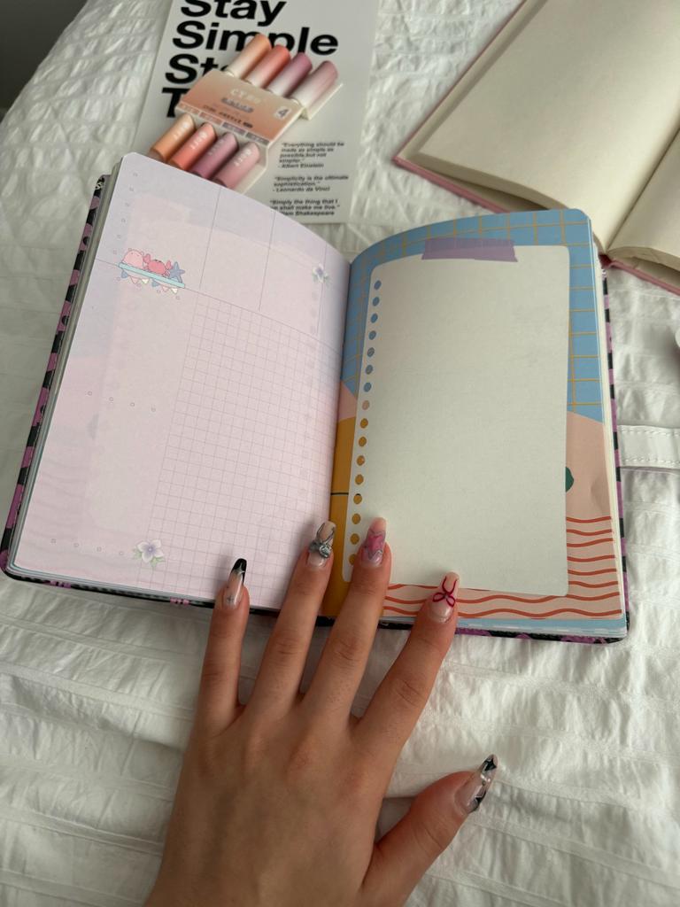 Magnetic Kapaklı Puffy Kuromi Book Defter - Dark Note